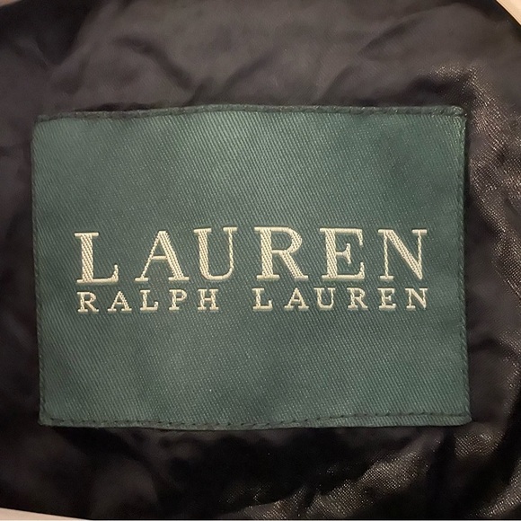 Lauren Ralph Lauren Men's Black Overcoat/trench/jacket size 40S - Picture 7 of 9